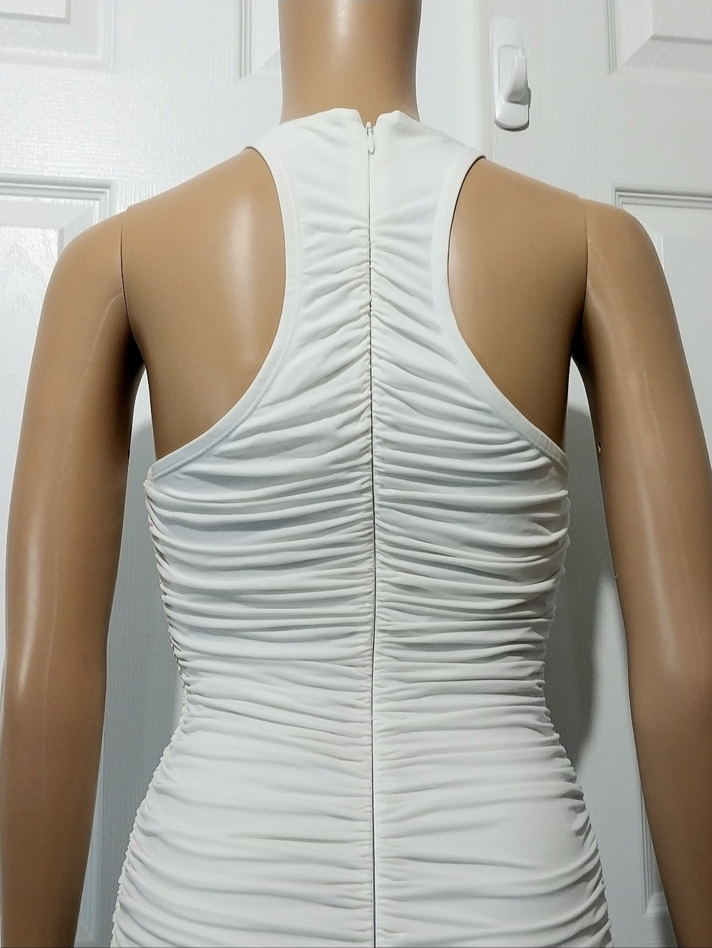 A.L.C. Adrienne Ruched Midi Dress, Size S - Picture 5 of 11